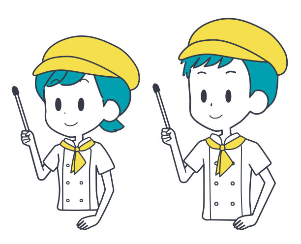 带指针的糕点师图片下载