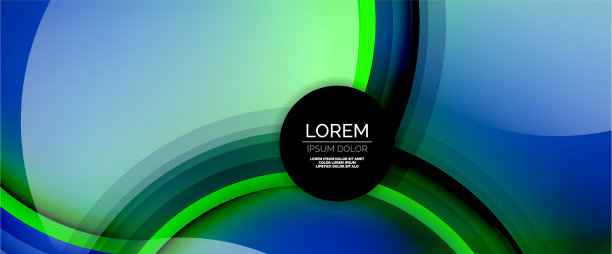 圆圈和气泡抽象背景流体图片下载