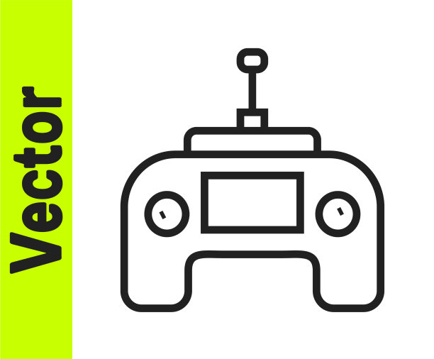 黑线无人机无线电遥控发射机图片下载