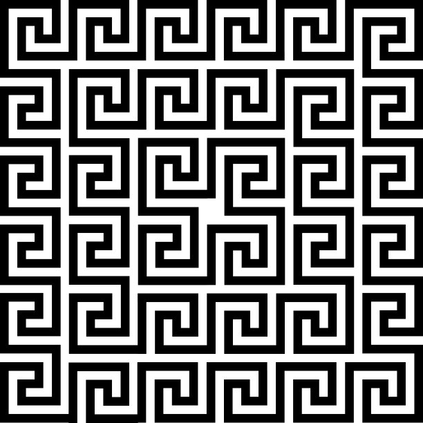 几何线。抽象无缝图案与希腊古典主题。矢量插图。抽象背景布料，时尚面料，陶瓷地板，装饰纺织品，肌理。矢量图图片下载