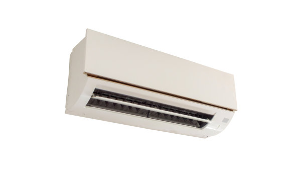 空调隔离在白色背景上图片下载