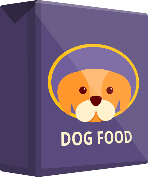 蔬菜狗粮图标卡通风格图片下载