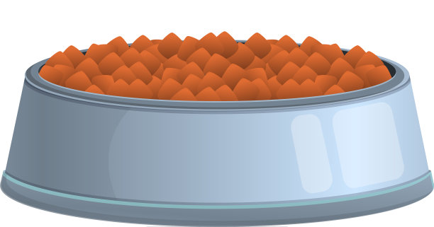 饼干狗粮图标卡通风格图片下载