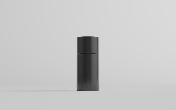 75ml黑色塑料滚装/喷雾除臭剂瓶模型-一瓶图片下载