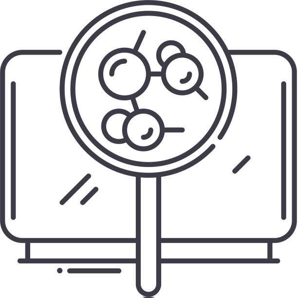 遗传分析图标线性分离图片下载