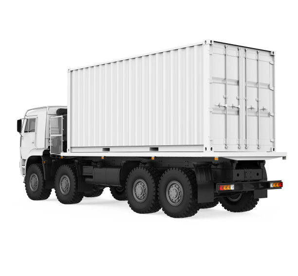 运货卡车孤立图片下载