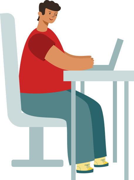 拿着笔记本电脑的年轻人图片下载