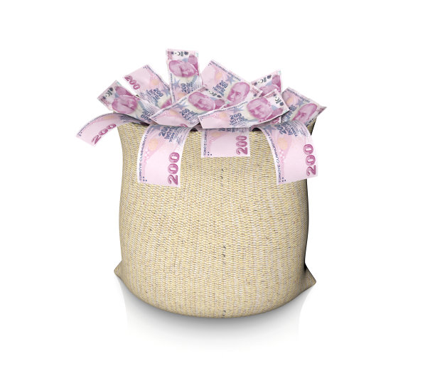 钱的袋子图片下载