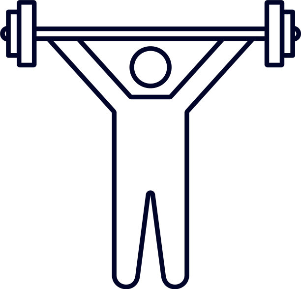 人们运动设计健身器材图标图片下载