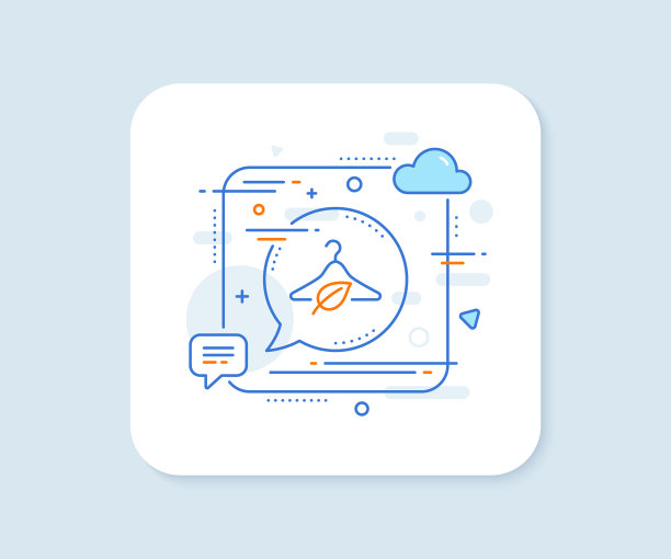 慢时尚线图标生态测试标志公平图片下载