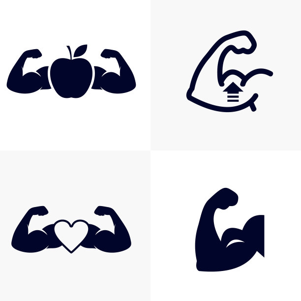 手肌设计健身器材图标图片下载