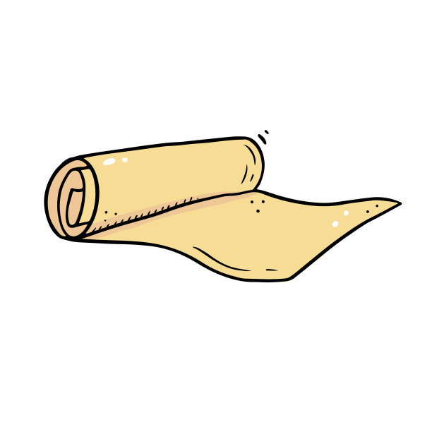 手绘健身垫元素图片下载