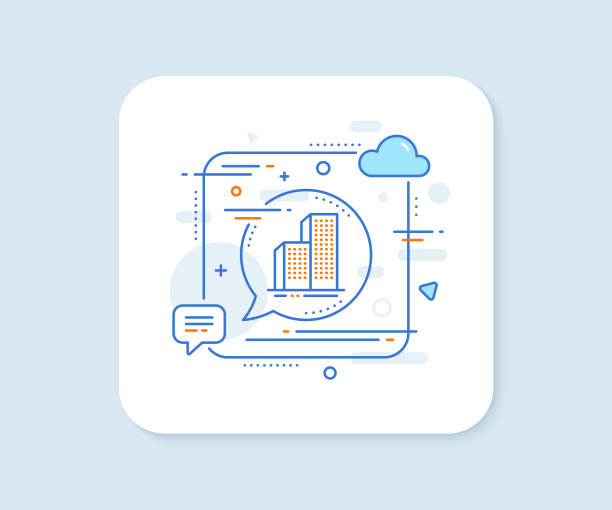 摩天大楼构成了标志性的城市建筑图片下载