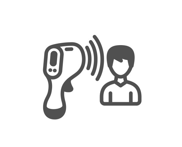 电子温度计图标温度扫描仪图片下载