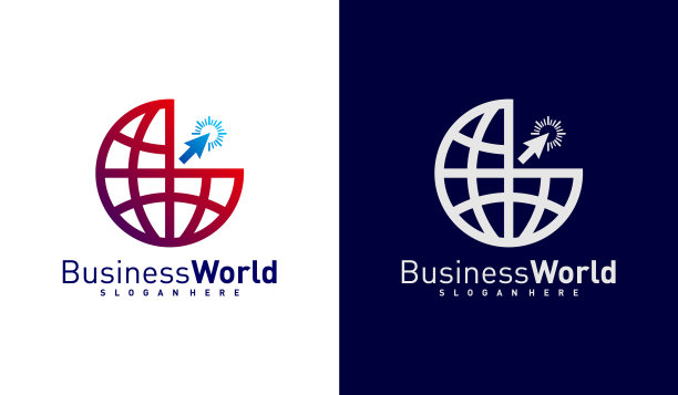 在线世界logo模板创意世界logo图片下载
