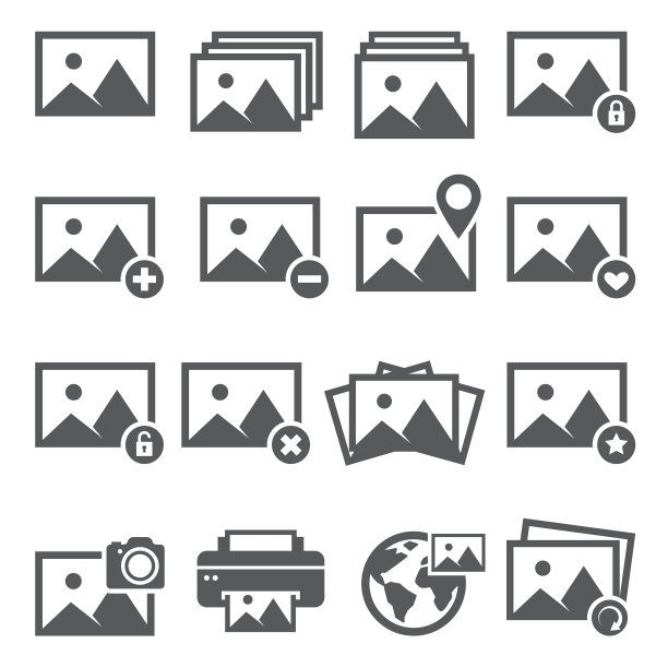 图像图标设置为白色背景图片下载