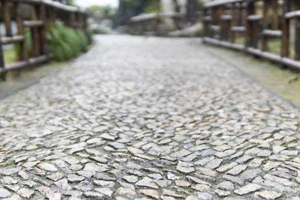 鹅卵石路图片下载