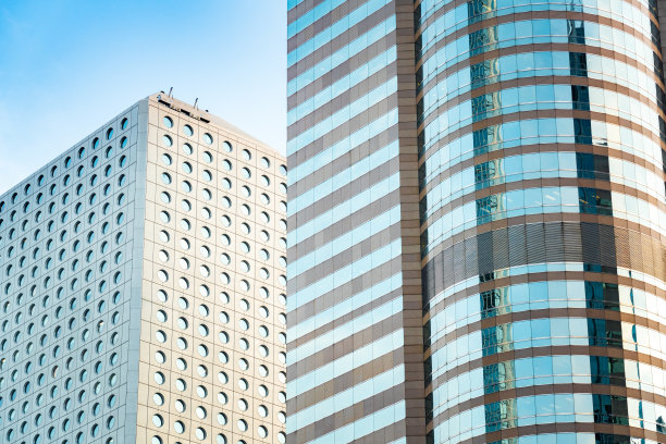 在金融区向上看图片下载