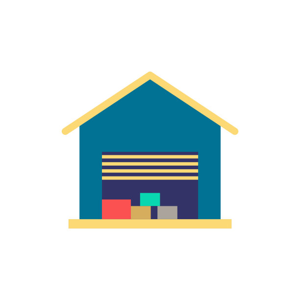 港口仓库图标简单的元素来自港口图片下载