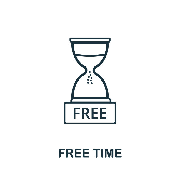 空闲时间图标从业务简单的元素图片下载