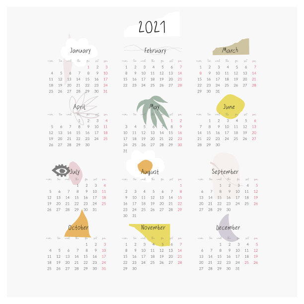 现代抽象造型艺术模板打印2021年图片下载