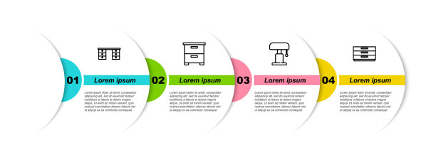 设置线办公书桌家具床头柜桌子图片下载