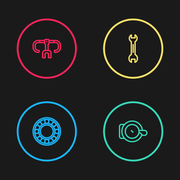 套线自行车球轴承钟扳手图片下载