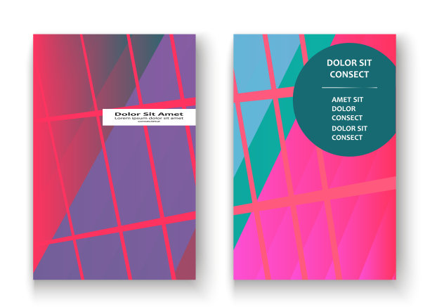 彩色条纹线条图案几何形状图片下载