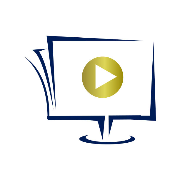 网络课程学习在线教育标志图片下载