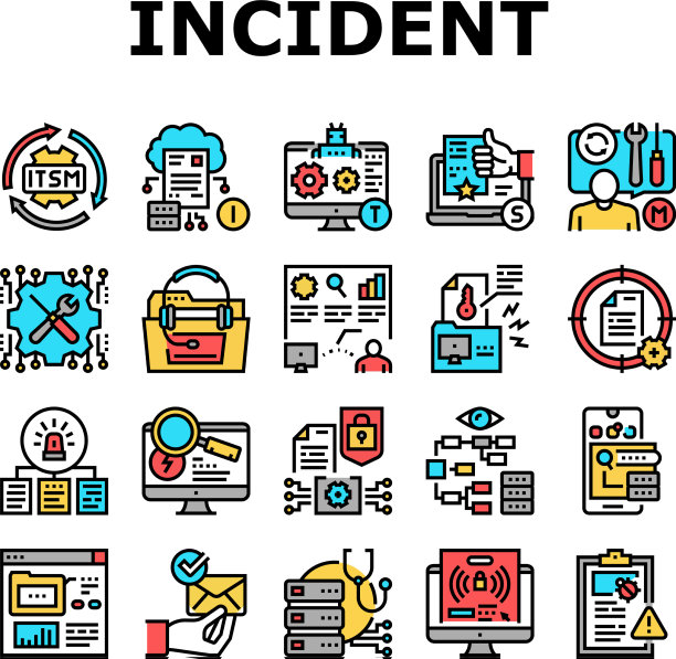 事件管理收集图标集图片下载