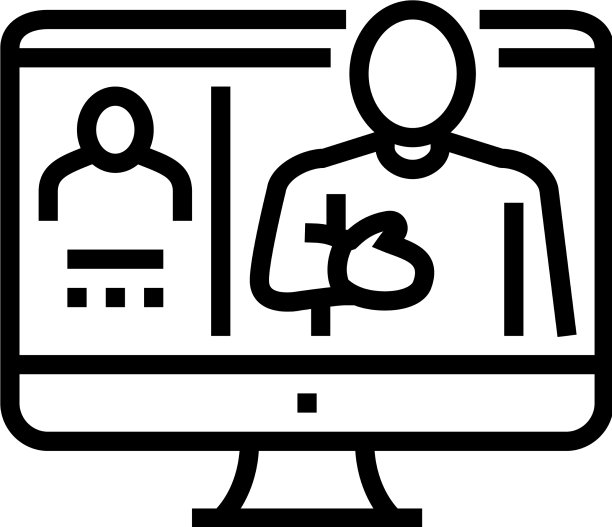 在线电话与客户线图标图片下载