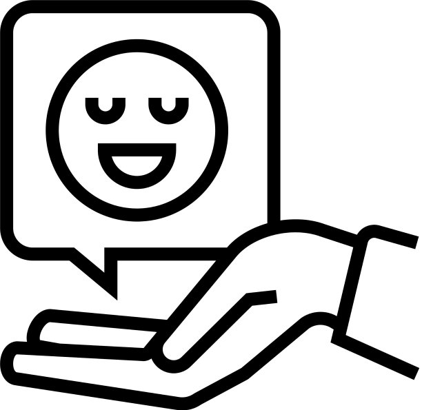 愉快的客户端复查行图标图片下载