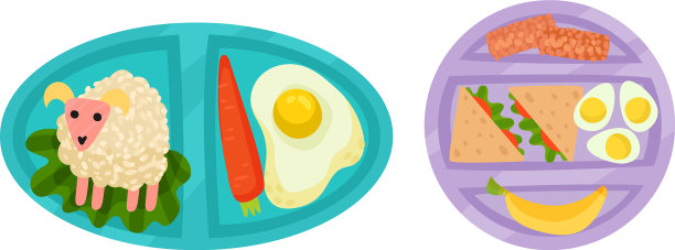 食物托盘里装满了零食和图片下载