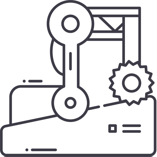 工业工具线性隔离图标图片下载