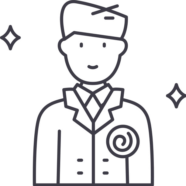 新郎图标线形孤立薄图片下载