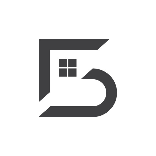 字母g几何家箭头标志图片下载