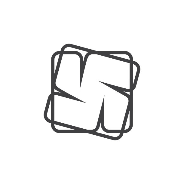 圆线涡轮形状工业标志图片下载