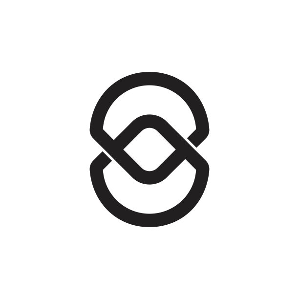 重叠圆形链接Logo图片下载