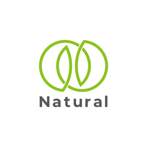 无限自然生命叶几何标志图片下载