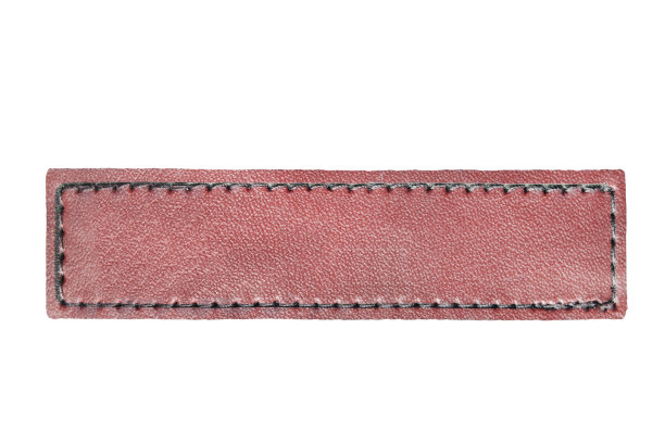 皮革补丁孤立图片下载