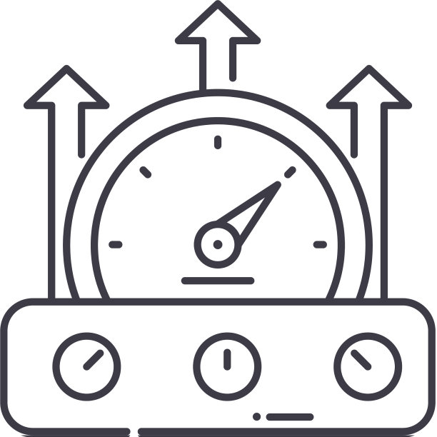 高速金融图标线性孤立图片下载
