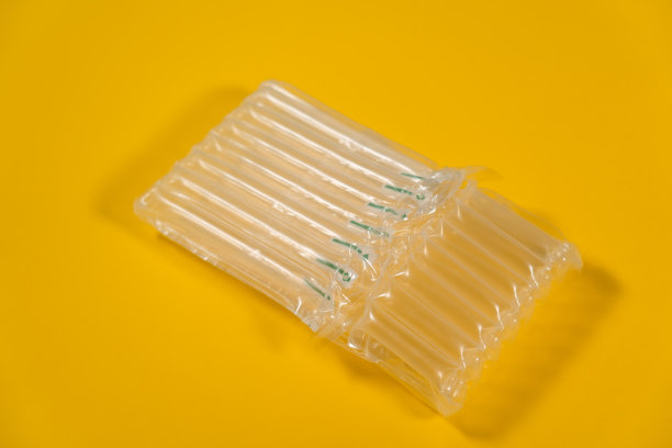 近视图彩色库存照片的包装保护塑料空气包装图片下载