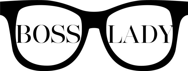 戴着印有“老板女士”字样的白色太阳镜图片下载