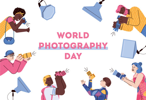 摄影日横幅或海报图片下载