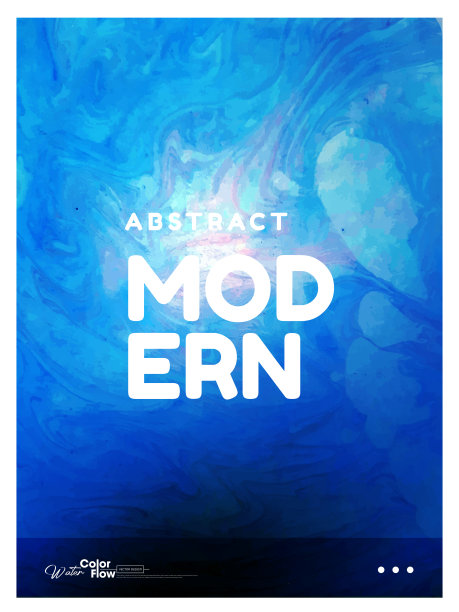 抽象的垃圾蓝贺卡。手绘粉彩闪光箔效果图片下载