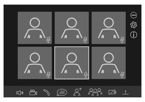 模拟视频会议和在线会议工作空间矢量页面。网络研讨会接口。在线交流,聊天。客户支持。用户界面，视频通话窗口叠加图片下载