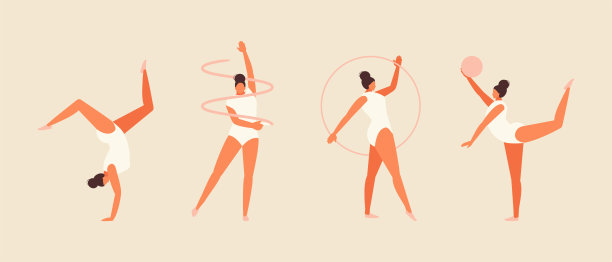 女子艺术体操成套图片下载