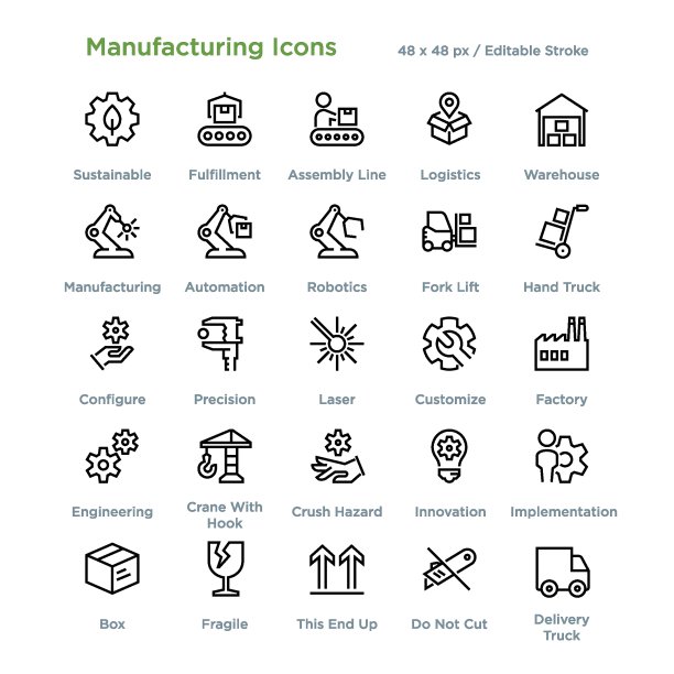 制造图标-轮廓图片下载