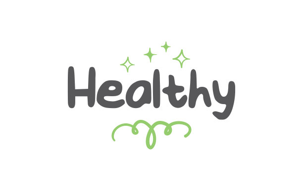 健康的刻字。矢量设计。图片下载