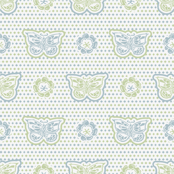 无缝极简蝴蝶块印花图案背景。淡色调柔和的墙纸。简单现代scandi男女皆宜的儿童设计。有机光中性婴儿新生儿托儿所。图片下载